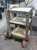 In House Fabricated 3 Tier Welding Trolley with Bottle Support