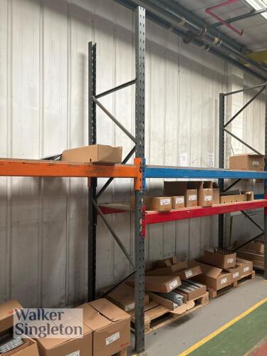 6 Bays x 2 & 3 Tier Pallet Racking consisting of 7 x 900mm (W) x 3500mm ...