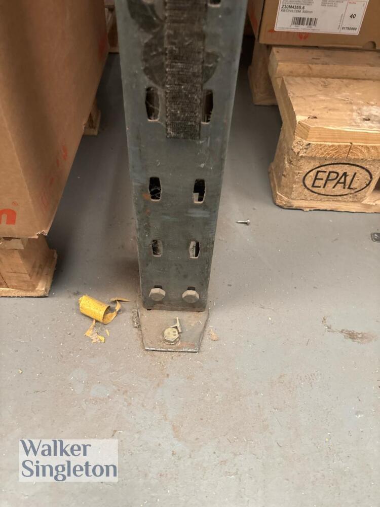 6 Bays x 2 & 3 Tier Pallet Racking consisting of 7 x 900mm (W) x 3500mm ...