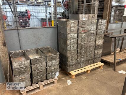 50 x steel storage bins