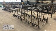 6 x mobile component trolleys - 2