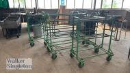 4 x component trolleys - 4
