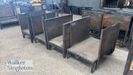 8 x mobile component trolleys - 5