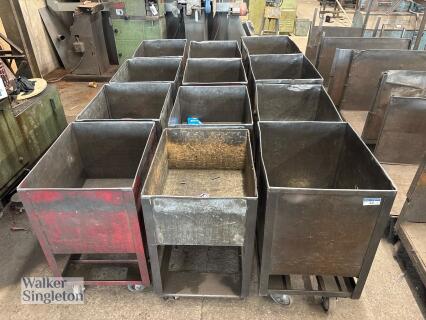 12 x mobile component trolleys