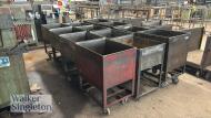 12 x mobile component trolleys - 2