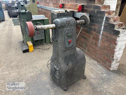 MILFORD double end pedestal buffer / linisher