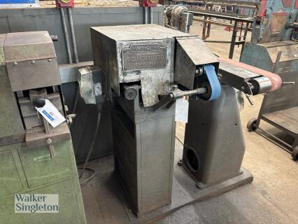B.O MORRIS NE160SPO, SN: 303; belt linisher
