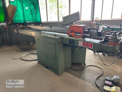 IPB PEDRAZZOLI pipe bender with 3 x racks and tooling contents