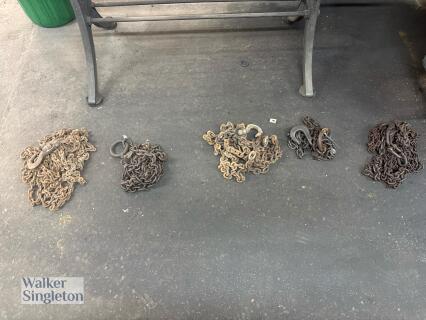 5 x sets of lifting chains