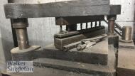 3 x large press tools & trolley - 6