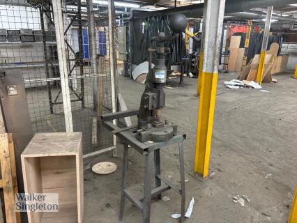 Fly press on stand