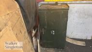 2m x 1m x 0.14m heavy duty steel welding table & single door cabinet - 6