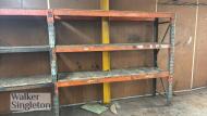 2 x bays of heavy duty slotting pallet racking - 3