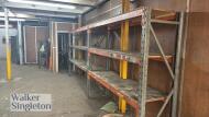 2 x bays of heavy duty slotting pallet racking - 6