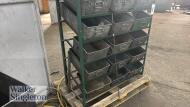 5 tier stand with 15 x metal bins - 6