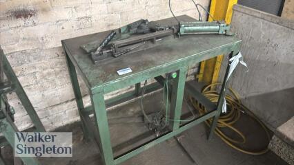 1 x pneumatic & 1 x manual bending machines