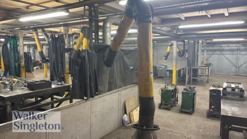 PLYMOVENT KUA Fume extraction arm