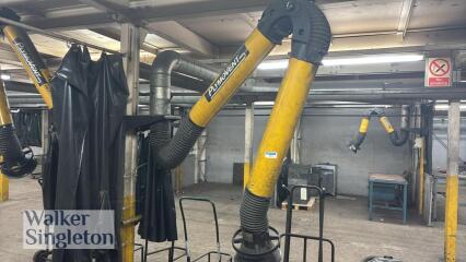 PLYMOVENT KUA Fume extraction arm