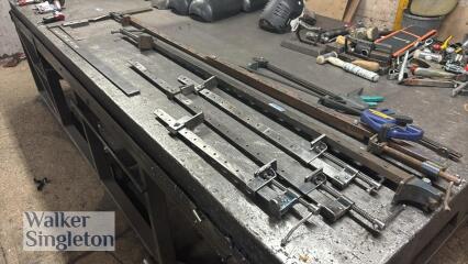 5 x various sash clamps & 2 x quick grips