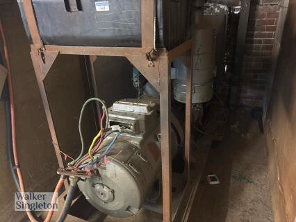 STAMFORD C30B 93 KVA skid mounted generator