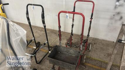 2 x various sack carts