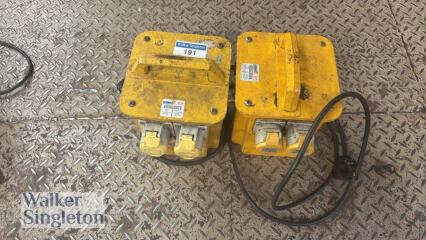 2 x 110KVA transformers