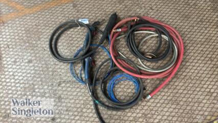 2 x welding torches with hosing