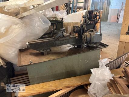 3 x Various Decommissioned Machines to include MYFORD Lathe, Bandsaw & Pan Folder