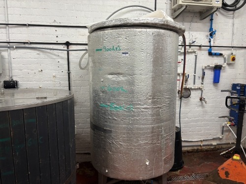 1,000 Litre Hot Liquor Tank; Externally Insulated