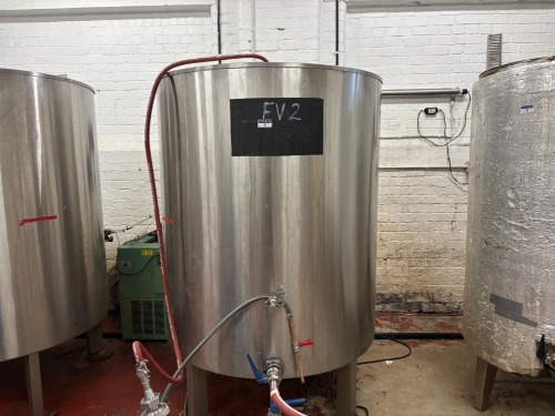 1,000 Litre Fermenting Vessel; (Note: This Lot is subject to third party finance. The final bid will be referred to the finance house for their approval, prior to acceptance)