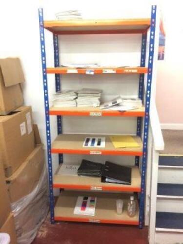 3 x Various Bays of Light Weight Stores Shelving