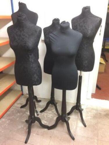 5 x Various Mannequins