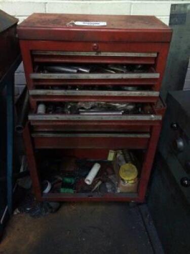 5 Drawer Mobile Tool Chest and Cupboard