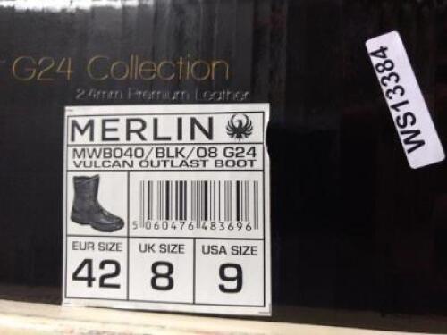 MERLIN Vulcan Outlast Boots Model: N/A Colour: Black Size: 42 Approximate Retail Price (GBP):120 URN: WS13384