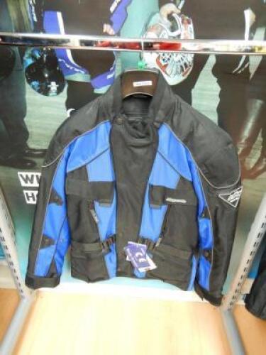 RK SPORTS Rossi Jacket Model: N/A Colour: Blue / Black Size: M Approximate Retail Price (GBP):125 URN: WS11202