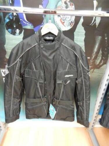 RK SPORTS Rossi Jacket Model: N/A Colour: Black Size: S Approximate Retail Price (GBP):75 URN: WS11203