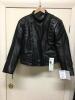 SKINTAN MBT06 Leather Leather Jacket Model: NACM 11 Colour: Black Size: 40 Approximate Retail Price (GBP):150 URN: WS10344