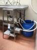 AB UK Twin Head Bottle Rinser with Pump