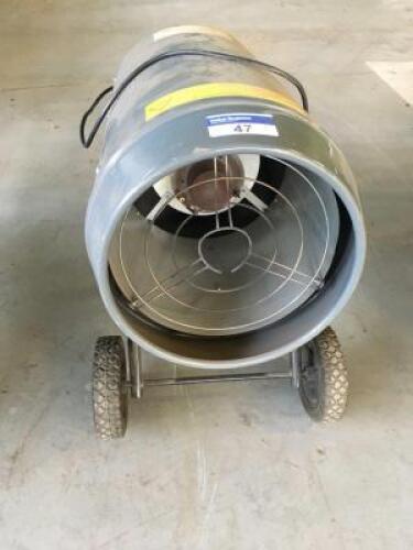 DRAPER Jetforce Propane Space Heater; Serial Number: 181751