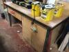 3 Various Steel and Timber Work Benches (to Wall Side) - 2