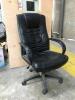 Range of Operators Chairs to include 10 Red Upholstered, 1 Black Upholstered and 1 Black Leather Effect - 3