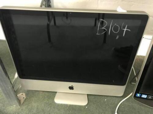 APPLE iMac 8.1; Specification: GenuineIntel, Intel(R) Core™ 2 Duo CPU E8235 @ 2.80GHz 2.8GHz; Ram: 4 GB; HD Size: 500 GB Please Note: No Accessories or Cables are Included; WS REF: B104