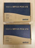 2 x Matrox M9125 PCIe x 16 Graphics Card (new)