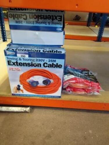 10 LEISUREWIZE Extension Cables, 240V, 25m