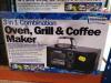 3 LEISUREWIZE 3 in 1 Combination Oven, Grill and Coffee Makers with 4 KAMPA Mobile Gas Stoves