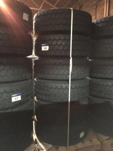 6 BRIDGESTONE 385/65 R22.5 Tubeless Trailer Tyres and Rims