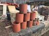 Quantity of Various Paving Materials to include 600 x 600 Concrete Flags, Edgings, Sectional Concrete Fence Panels and Posts; Block Paving and Roofing Tiles (To raised area of yard) - 3