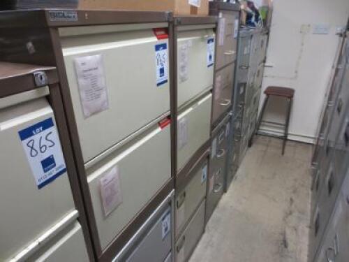 6 - Two drawer filing cabinets - Lot located at Slater and Crabtree site