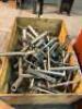 Approximately 30 Lamp Post Clamps with Chains in Box - 2