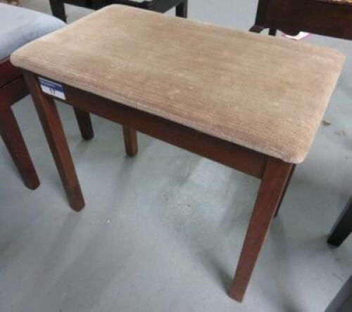 Upholstered Piano Stool Bench